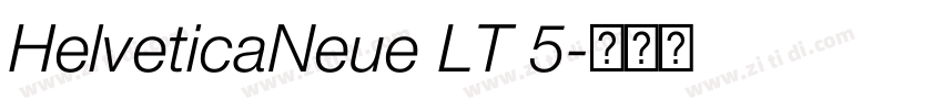 HelveticaNeue LT 5字体转换